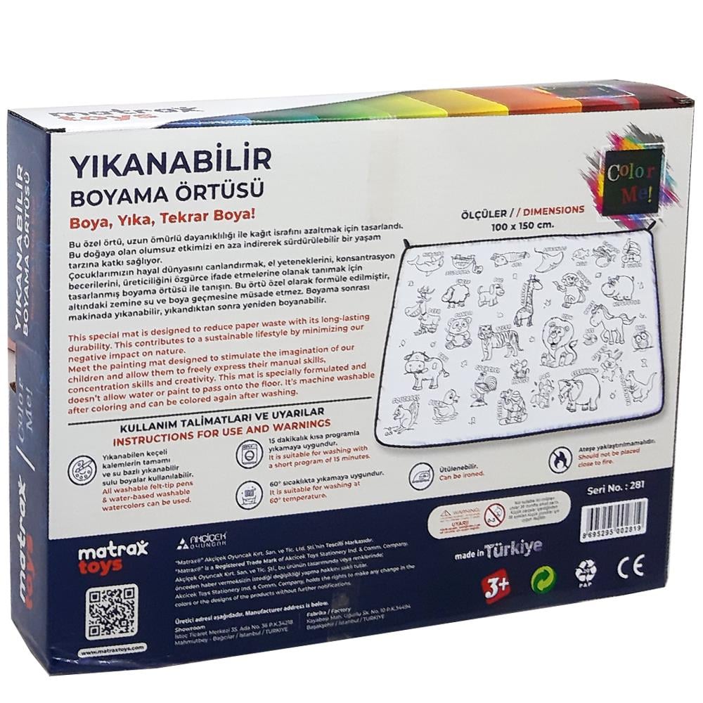 Matrax Oyuncak Boyama Halısı