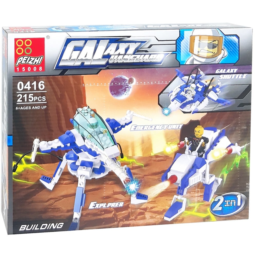 Mavi Uzay Araçları Blok Seti 215 Parça 6+ 2in1 0416