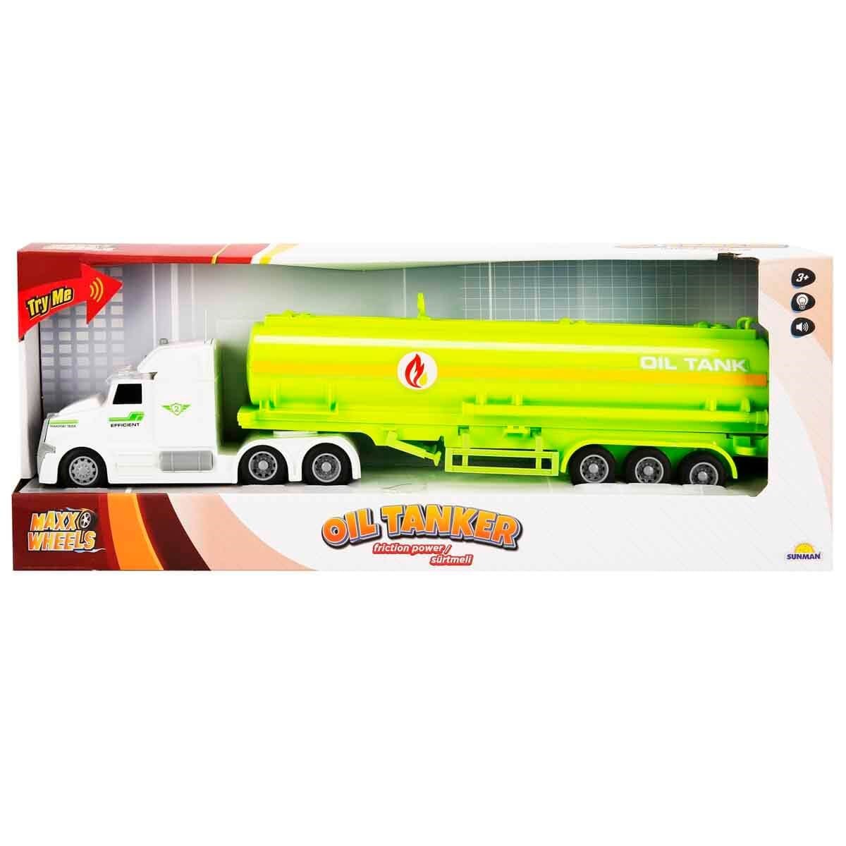 Maxx Wheels Sesli ve Işıklı Yakıt Tankeri 00002316