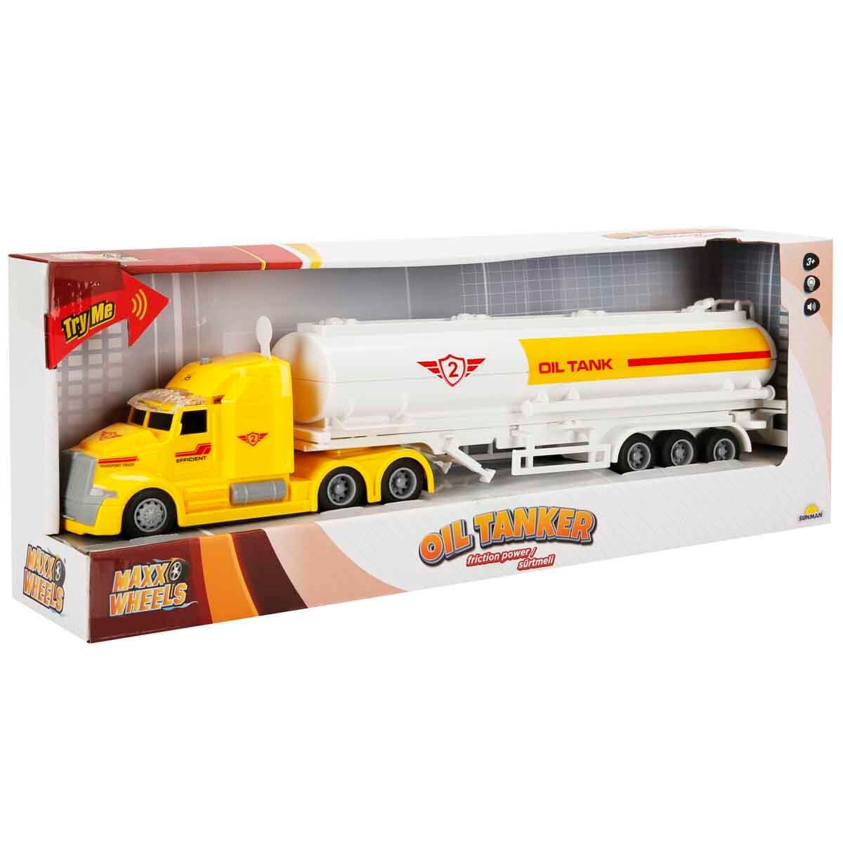 Maxx Wheels Sesli ve Işıklı Yakıt Tankeri 00002316