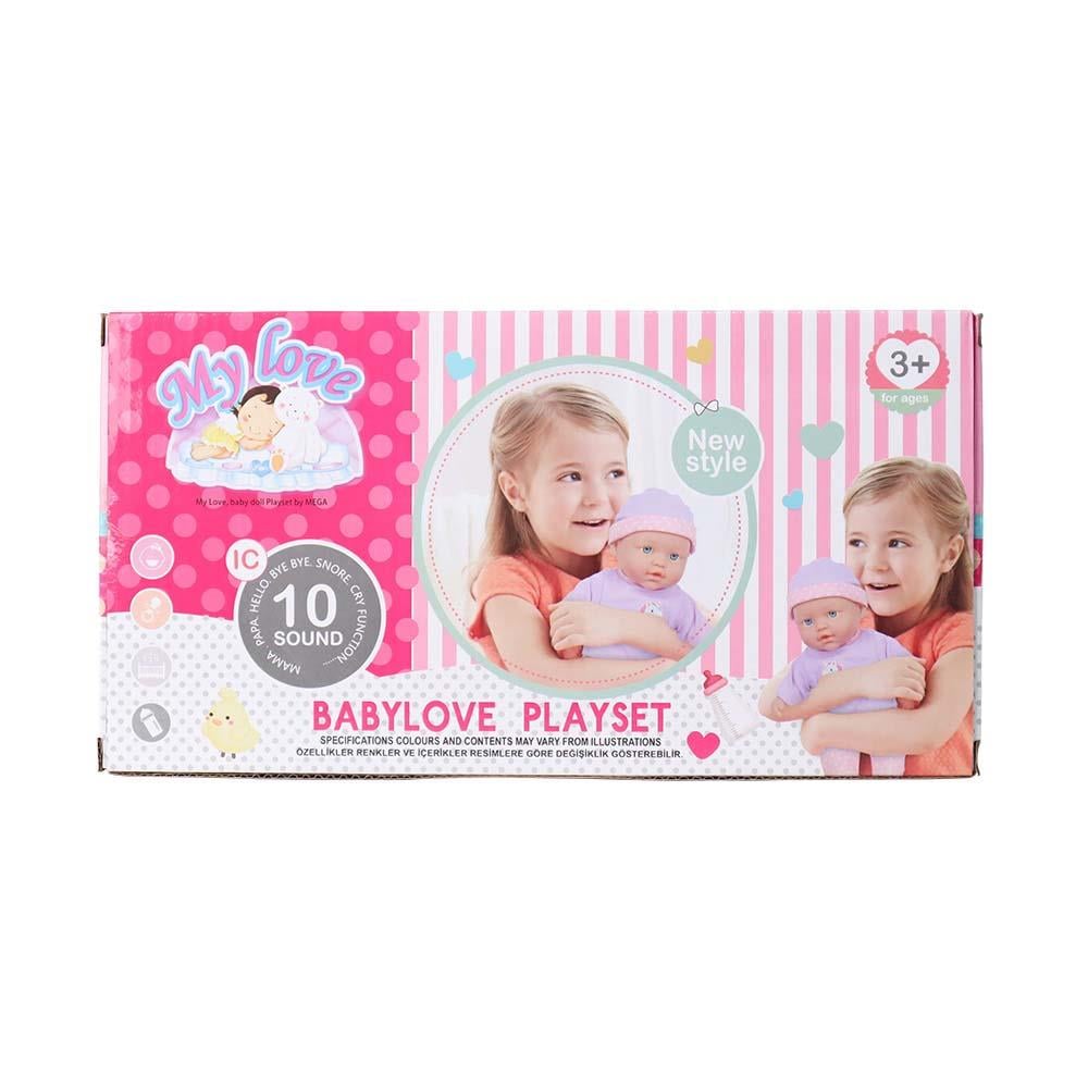 Mega Oyuncak Babydoll My Love Sesli Bebek 30 Cm
