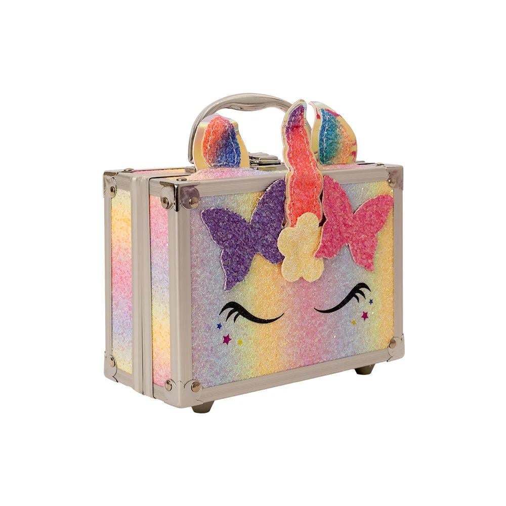 Mega Oyuncak Lukky Unicorn Aynalı Peluş Makyaj Çantası AST25318