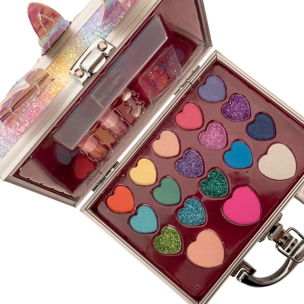 Mega Oyuncak Lukky Unicorn Aynalı Peluş Makyaj Çantası AST25318