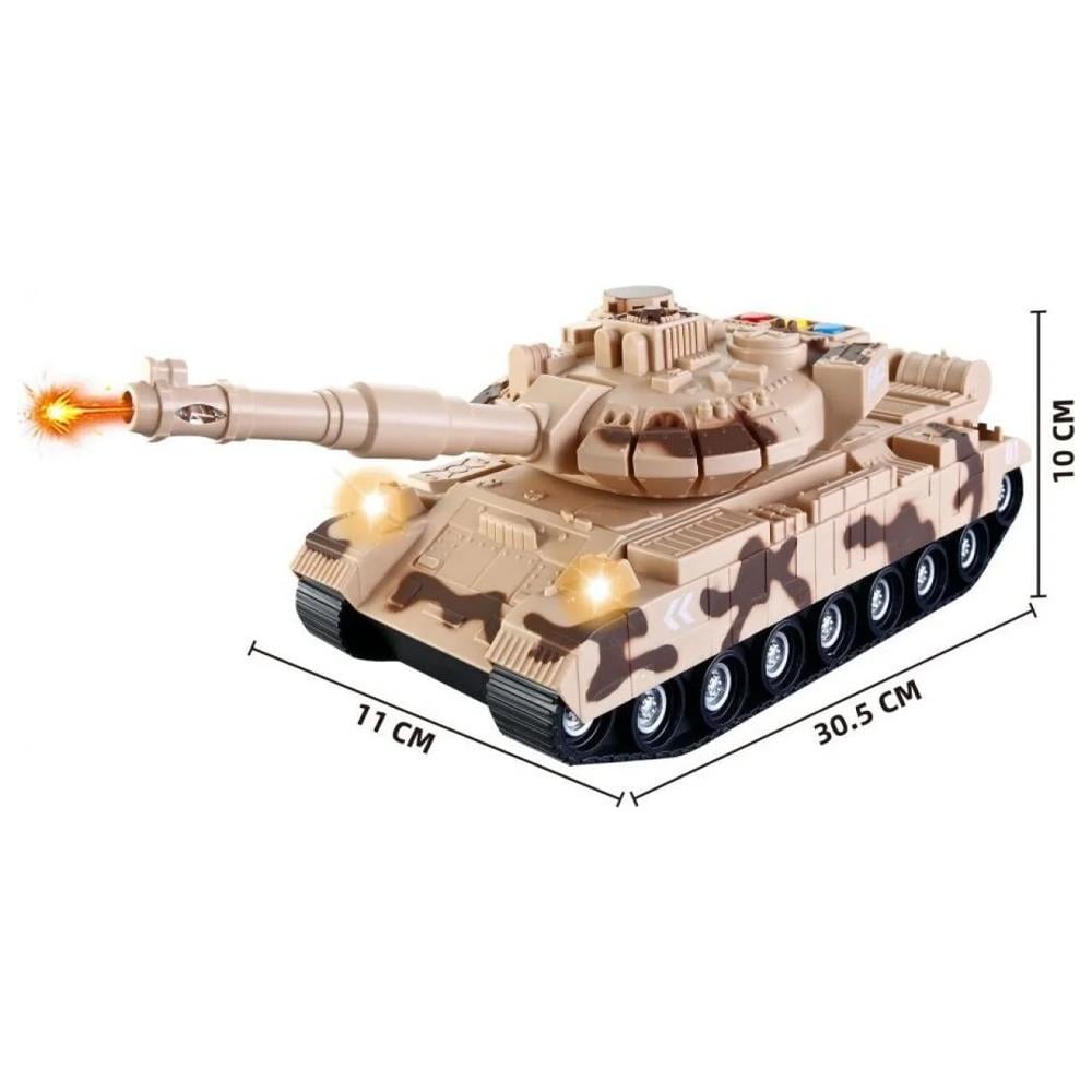 Mega Oyuncak Sesli Işıklı Uzun Namlu Tank BIG225C2