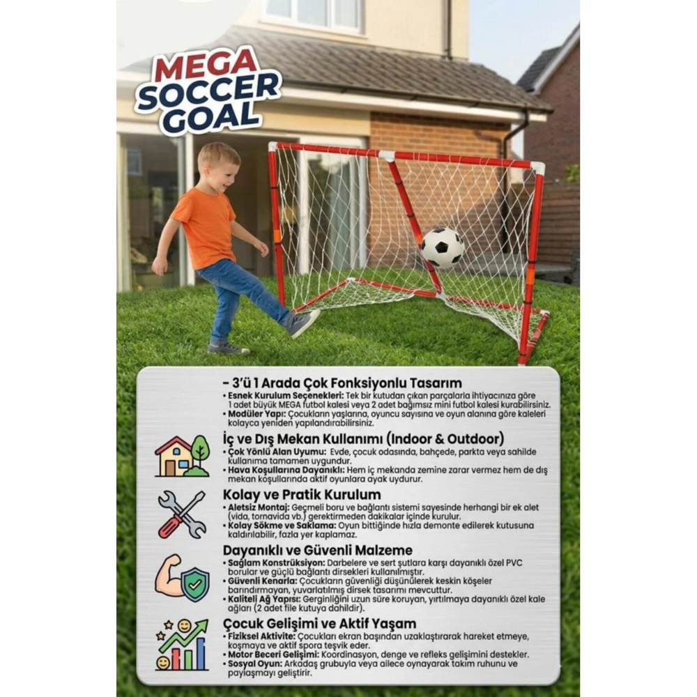 MEGA SOCCER KALE (3 IN 1)
