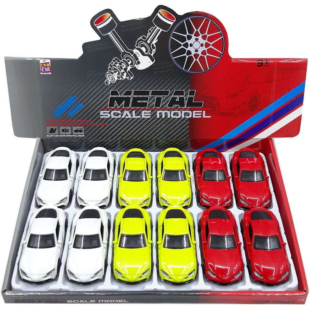 Metal Çek Bıraklı Spor Araba 4311A