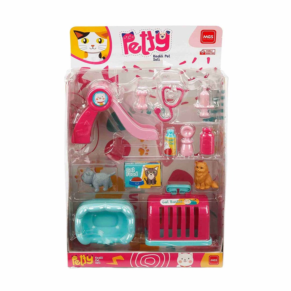 Mgs Oyuncak Kedili Pet Seti URT-01-3927