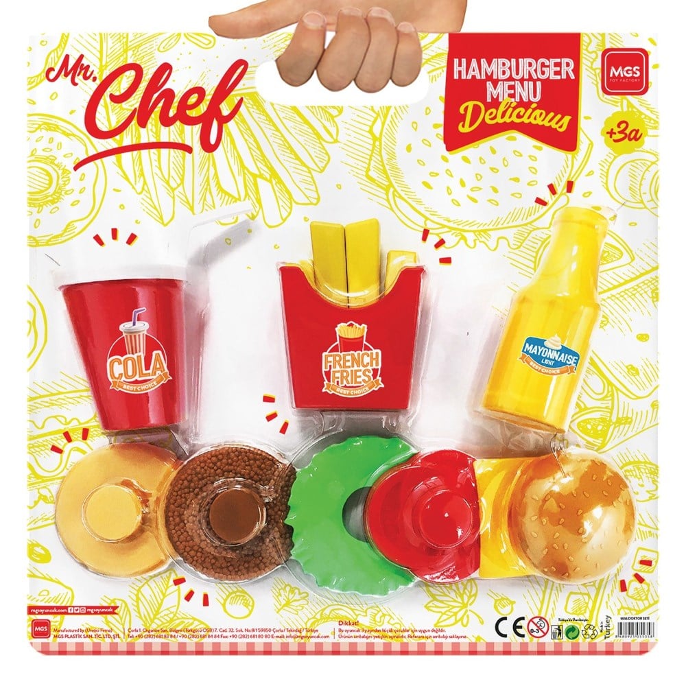 Mgs Oyuncak Mr Chef Hamburger Seti URT-11-3294