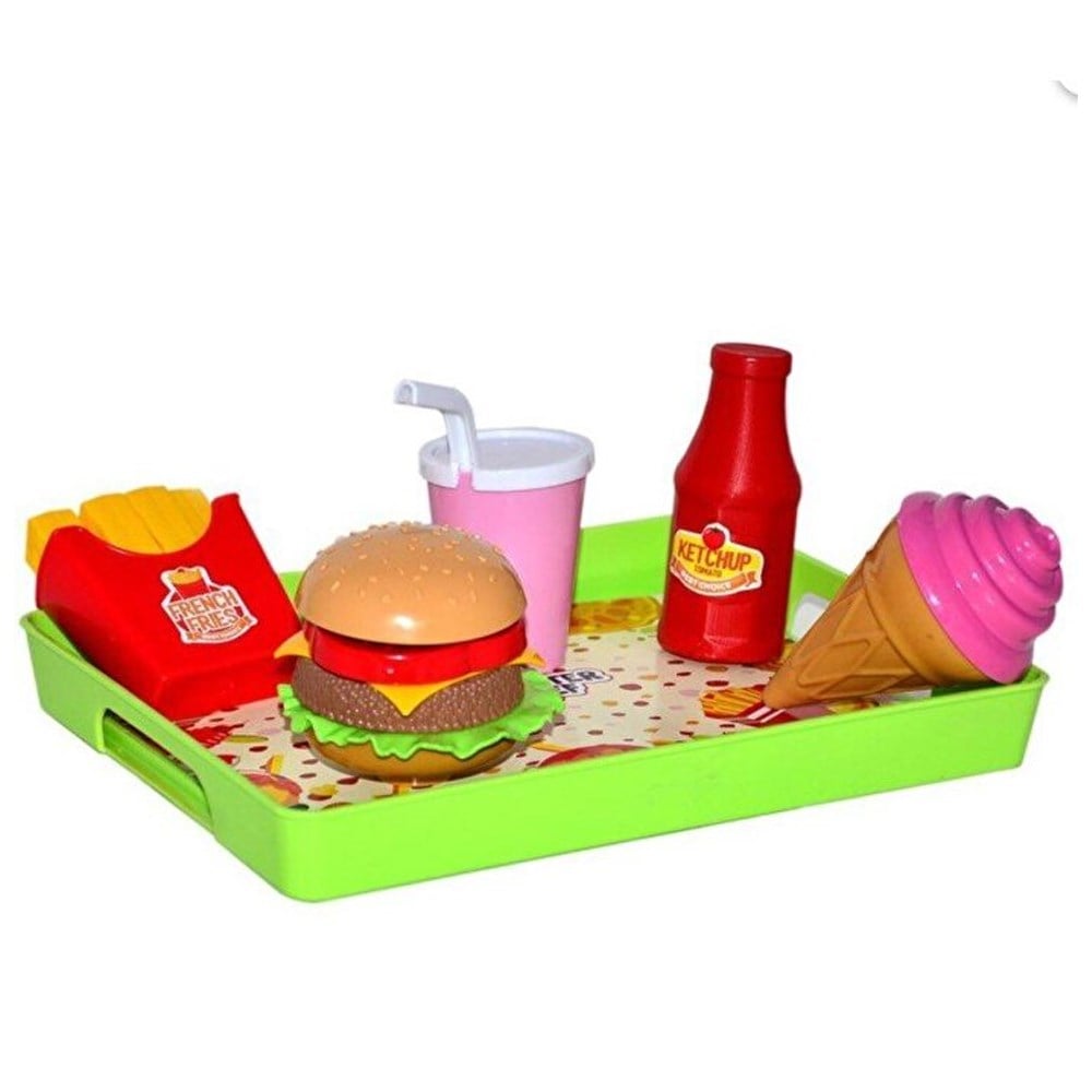 Mgs Oyuncak Mr. Chef Hamburger Ve Tatlı Tepsisi URT-11-3619