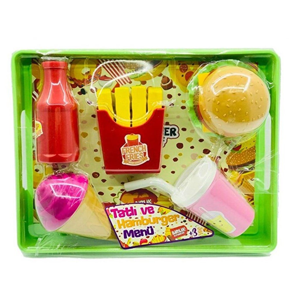 Mgs Oyuncak Mr. Chef Hamburger Ve Tatlı Tepsisi URT-11-3619