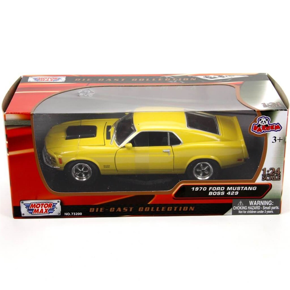 Vardem Oyuncak 1:24 1970 Ford Mustang Boss 429 Toptan Oyuncak