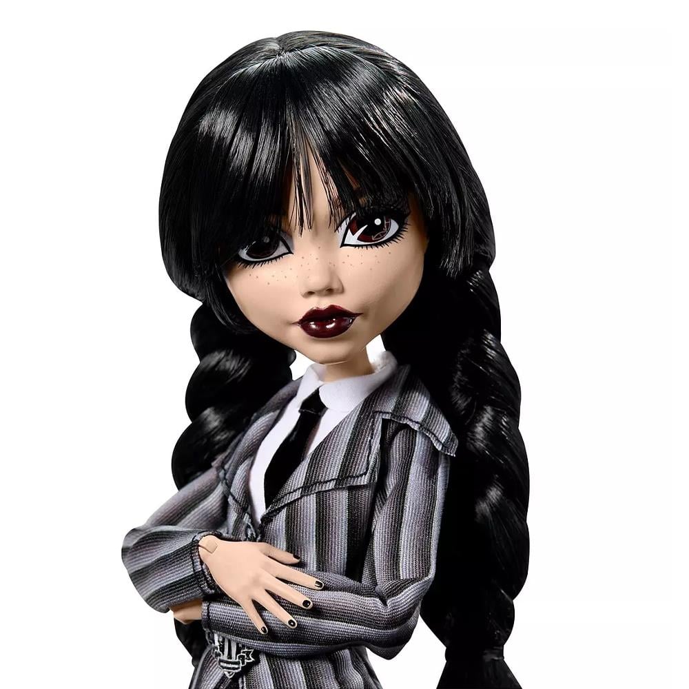 Monster High Wednesday Addams Okul Üniformalı Bebek HXJ04