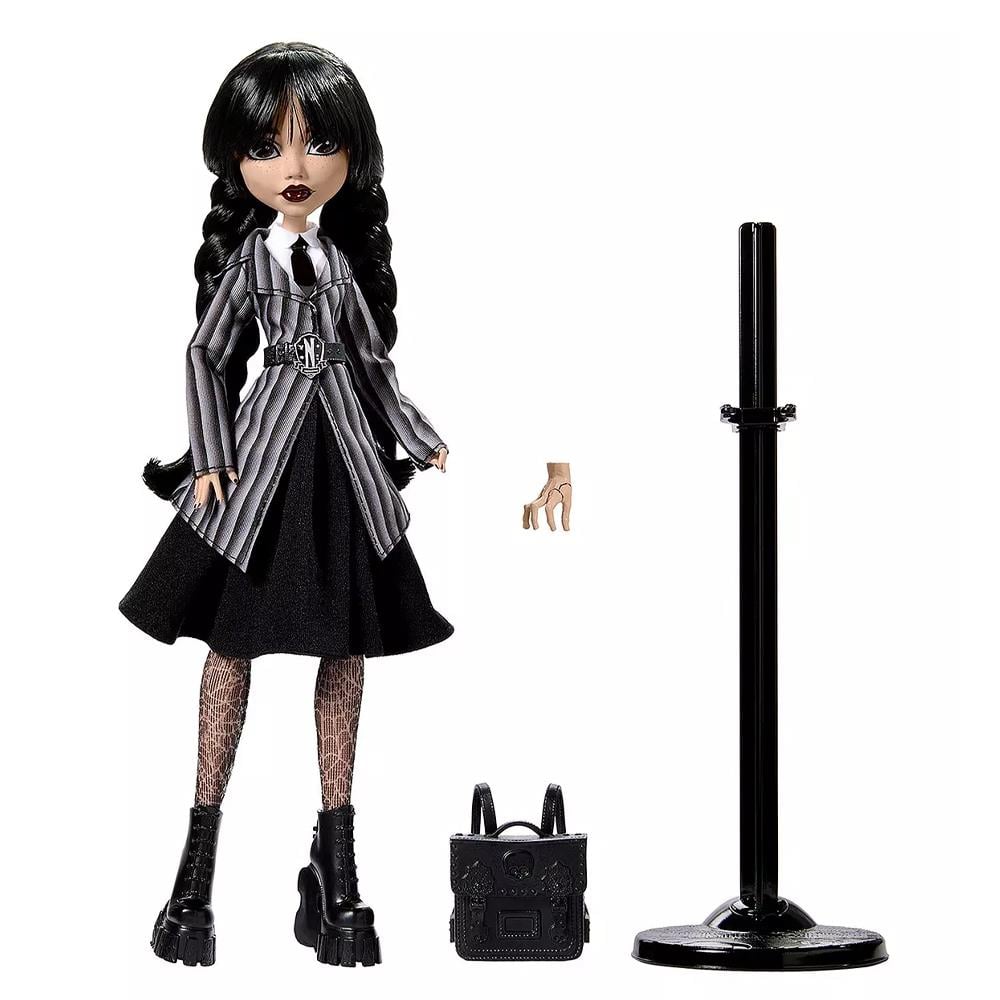 Monster High Wednesday Addams Okul Üniformalı Bebek HXJ04