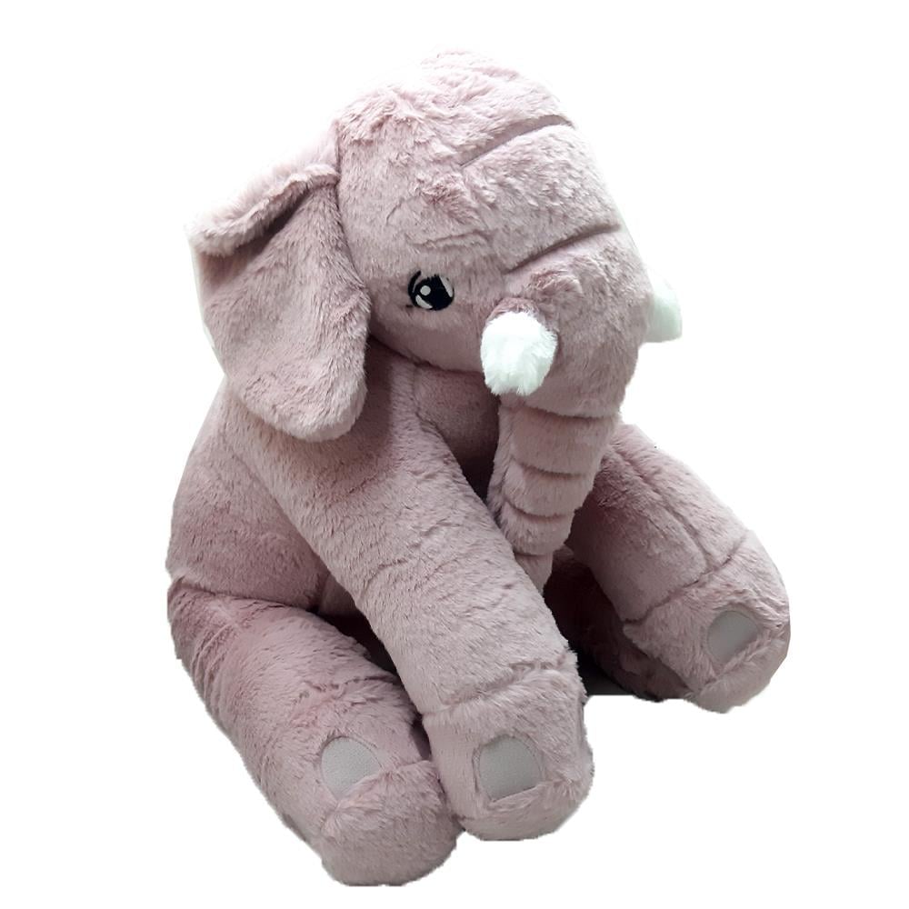 My Friend Oyuncak Peluş Beyaz Dişli Pembe Büyük Fil 50 Cm