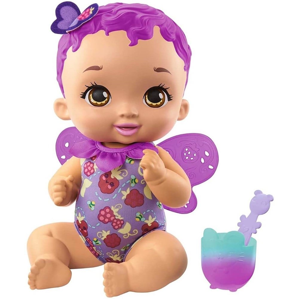 My Garden Baby Kelebek Bebeğimin Yemek Zamanı Mor Saçlı Bebek GYP00