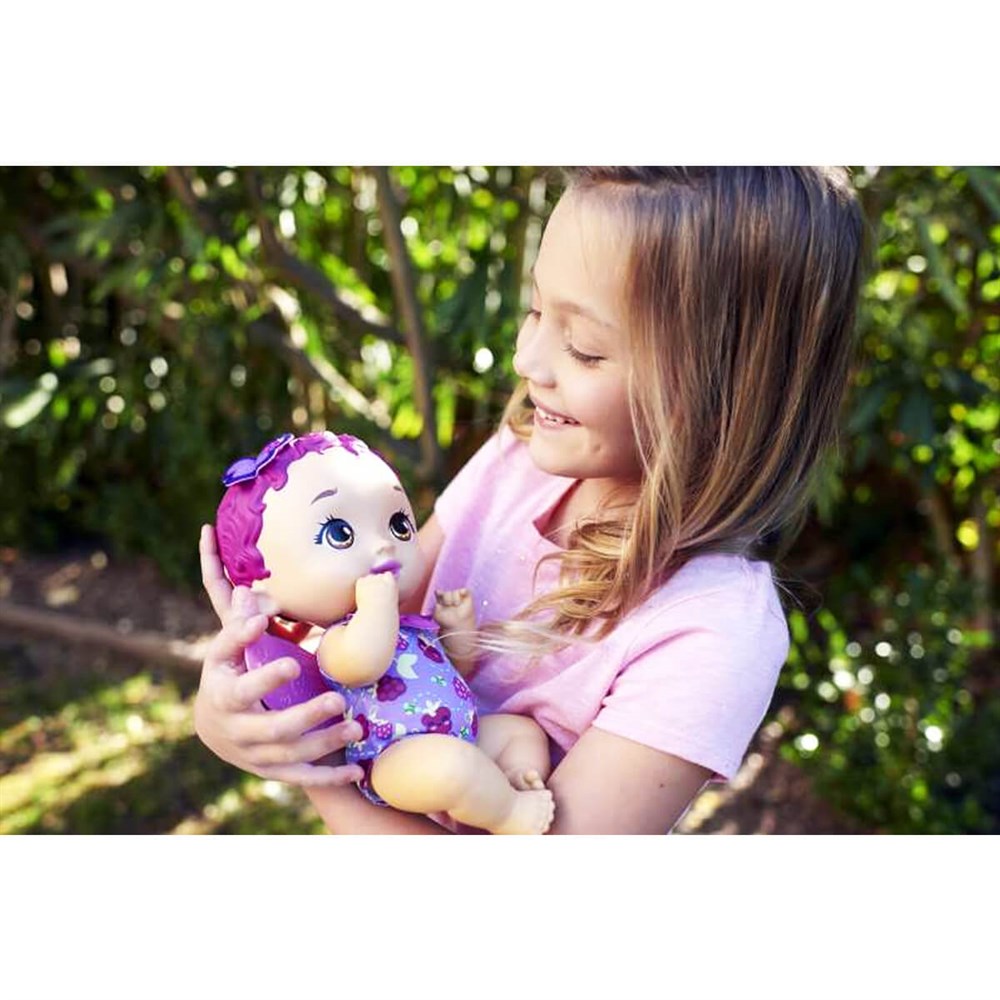 My Garden Baby Kelebek Bebeğimin Yemek Zamanı Mor Saçlı Bebek GYP00