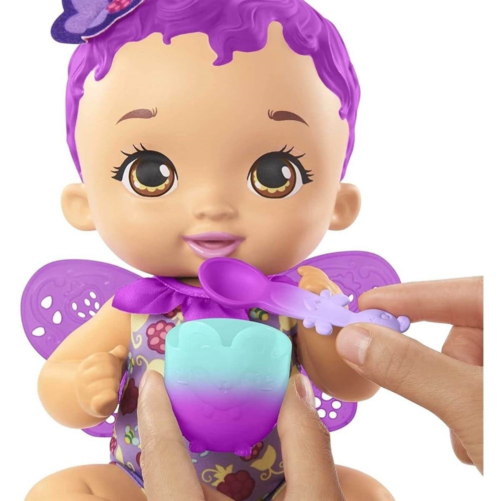 My Garden Baby Kelebek Bebeğimin Yemek Zamanı Mor Saçlı Bebek GYP00