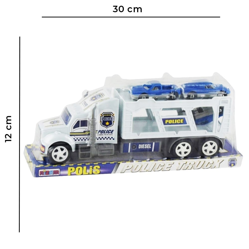 Nzm-184 Beyaz Oyuncak Polis Taşıyıcı 27 Cm