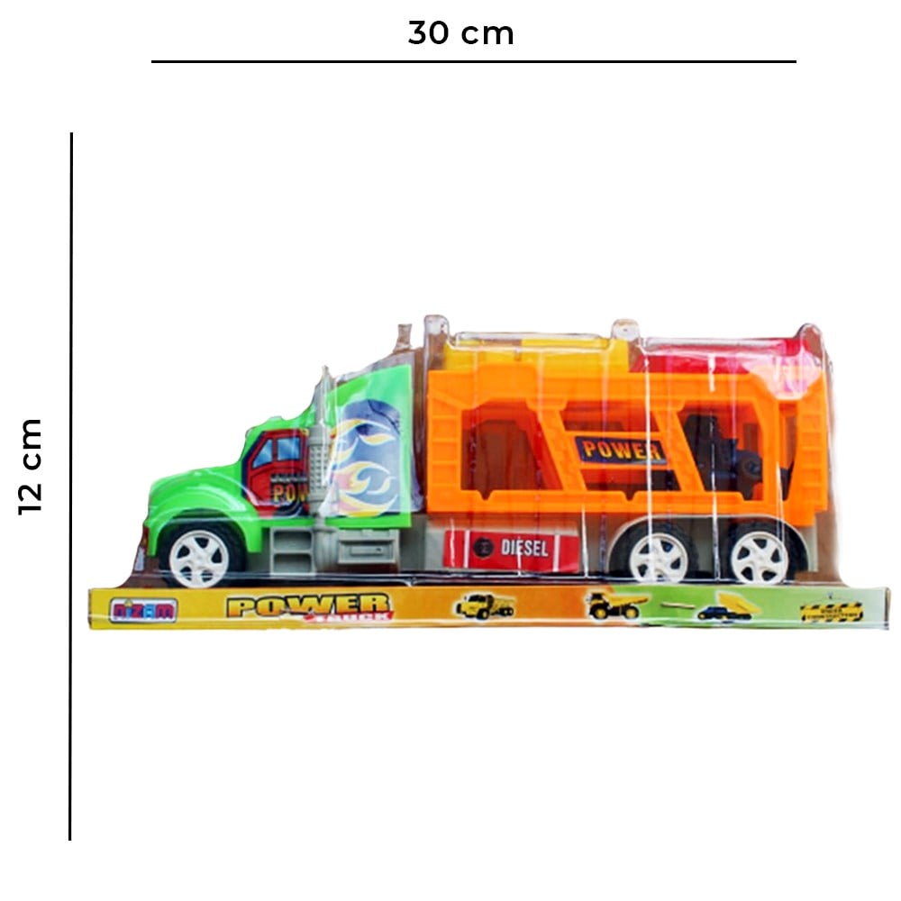 Nzm-185 Renkli Oyuncak İş Makinası Taşıyıcı 30 Cm