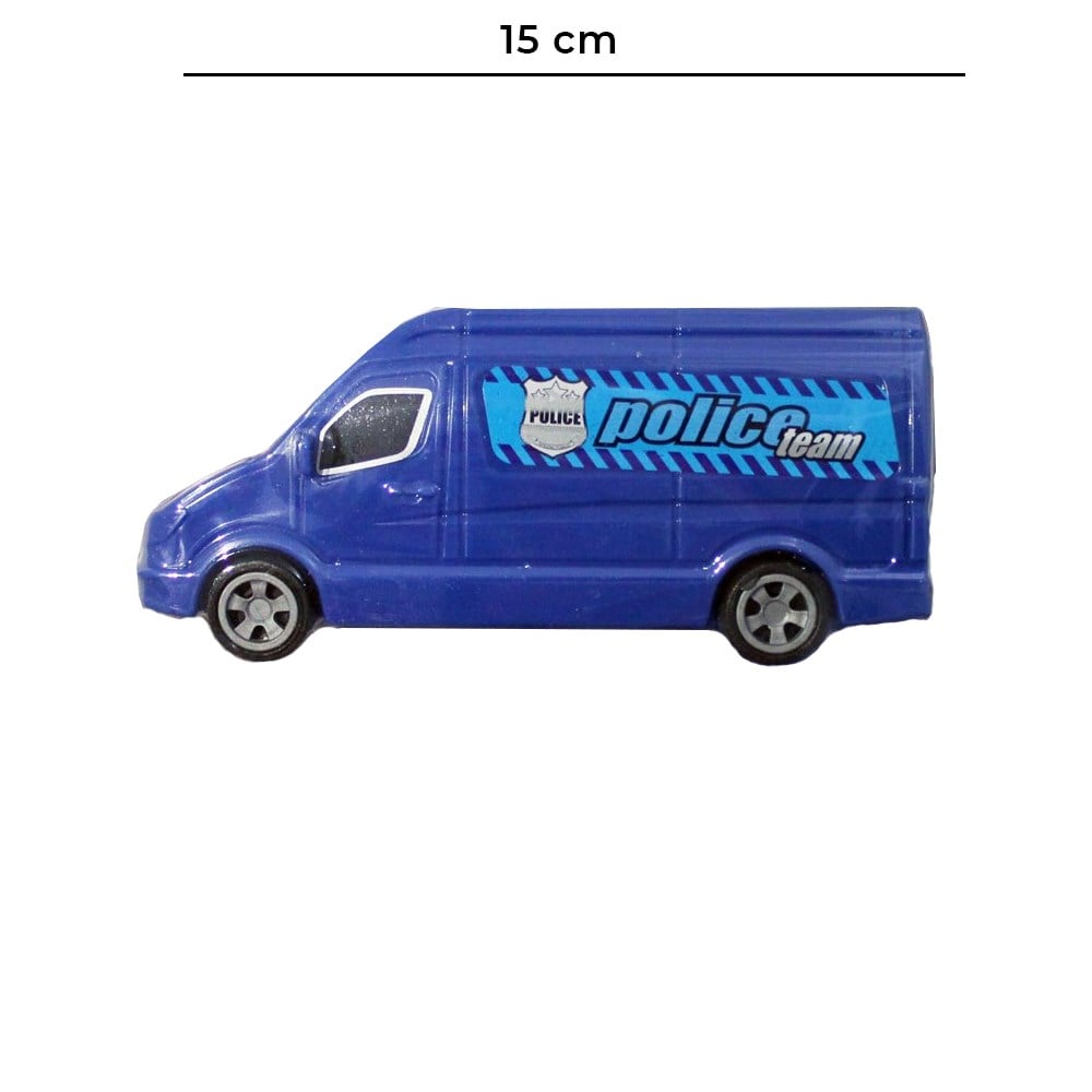 Nzm-268 3 Lü Sürtmeli Mini Oyuncak Minibüs Seti Plastik 33 Cm
