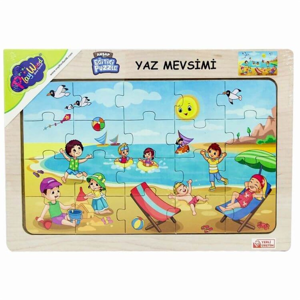 ONY-117/118/119/120 AHSAP EGITICI PUZZLE / YAZ MEVSIMI