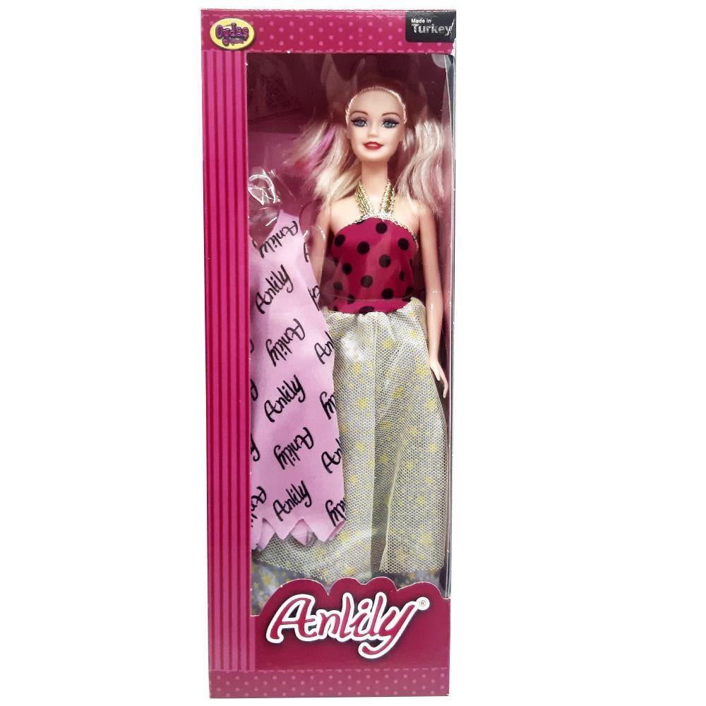 Oydaş Oyuncak Anlily 12 Li Yedek Elbiseli Bebek OYD-02288
