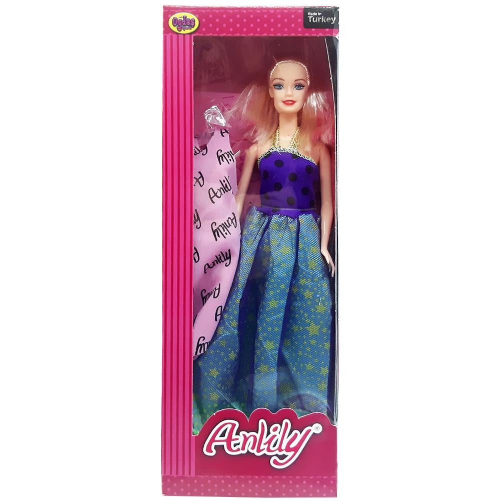 Oydaş Oyuncak Anlily 12 Li Yedek Elbiseli Bebek OYD-02288
