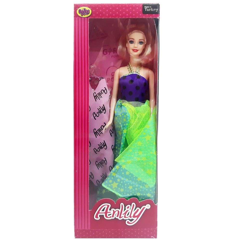 Oydaş Oyuncak Anlily 12 Li Yedek Elbiseli Bebek OYD-02288