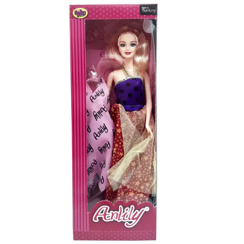 Oydaş Oyuncak Anlily 12 Li Yedek Elbiseli Bebek OYD-02288