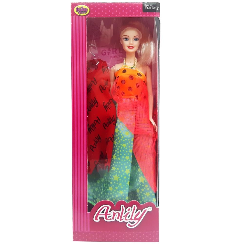 Oydaş Oyuncak Anlily 12 Li Yedek Elbiseli Bebek OYD-02288