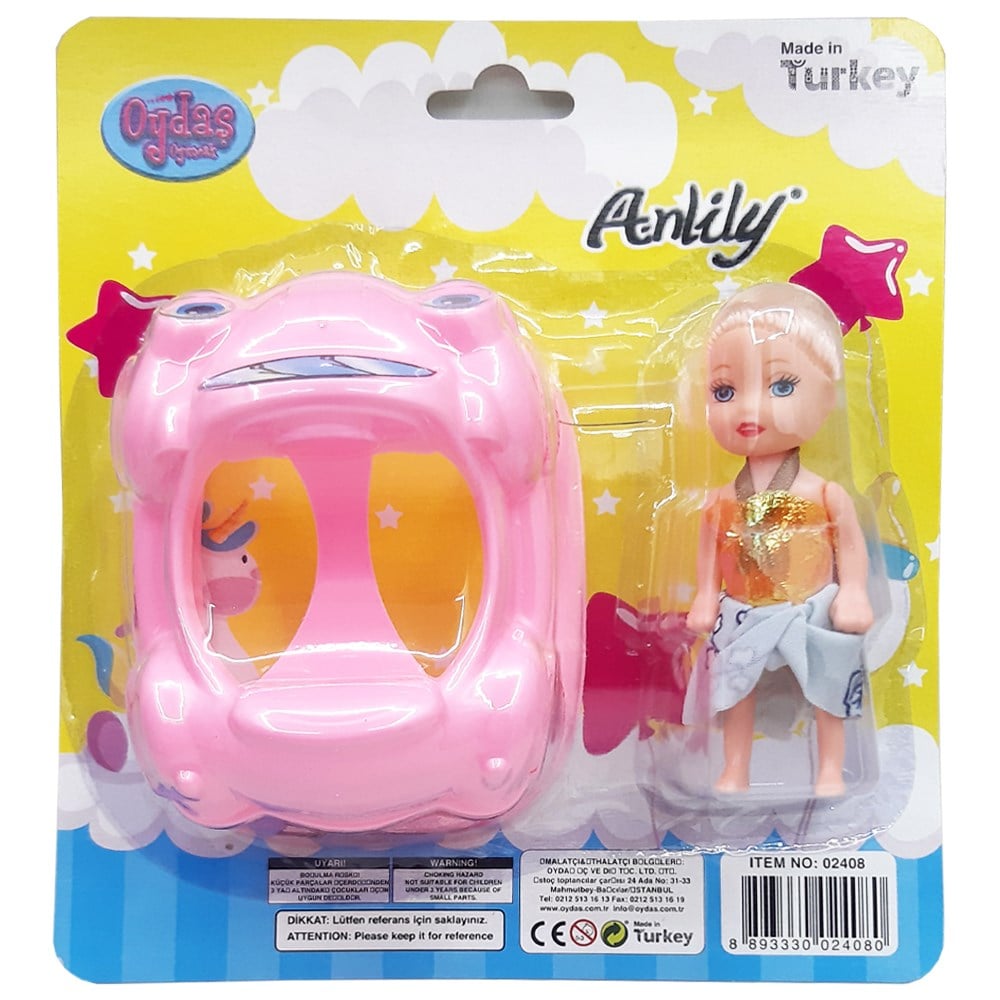 Oydaş Oyuncak Anlily Yürüteçli Bebek OYD-02408