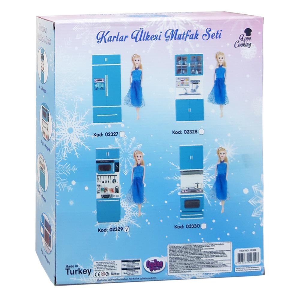 Oydaş Oyuncak Karlar Ülkesi Bulaşık Makinesi Bebekli OYD-02329