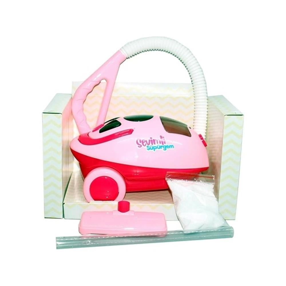 Oydaş Oyuncak Pilli Büyük Oyuncak Elektrikli Süpürge Pembe OYD-02602