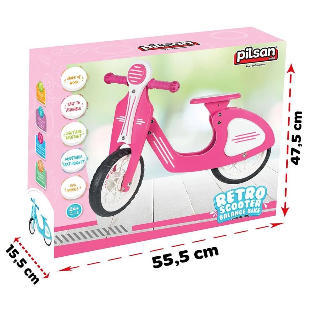 Pilsan Oyuncak Retro Scooter Bisiklet Pembe Mavi 02002
