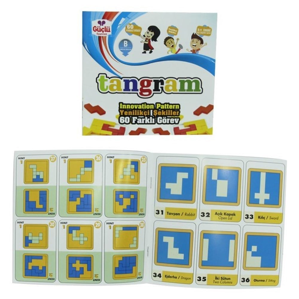 Plastik Tangram Puzzle