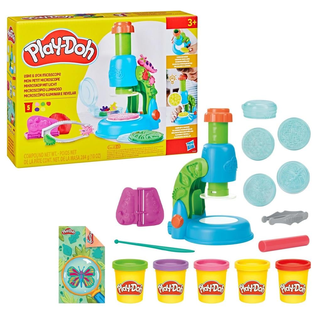Play Doh Işıklı Mikroskop Oyun Seti G0494