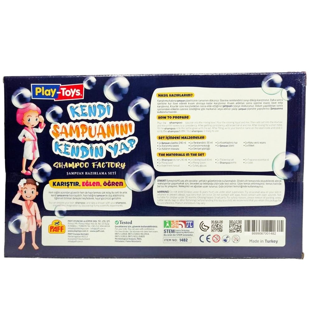 Playtoys Diy Kendi Şampuanını Kendin Yap 1482