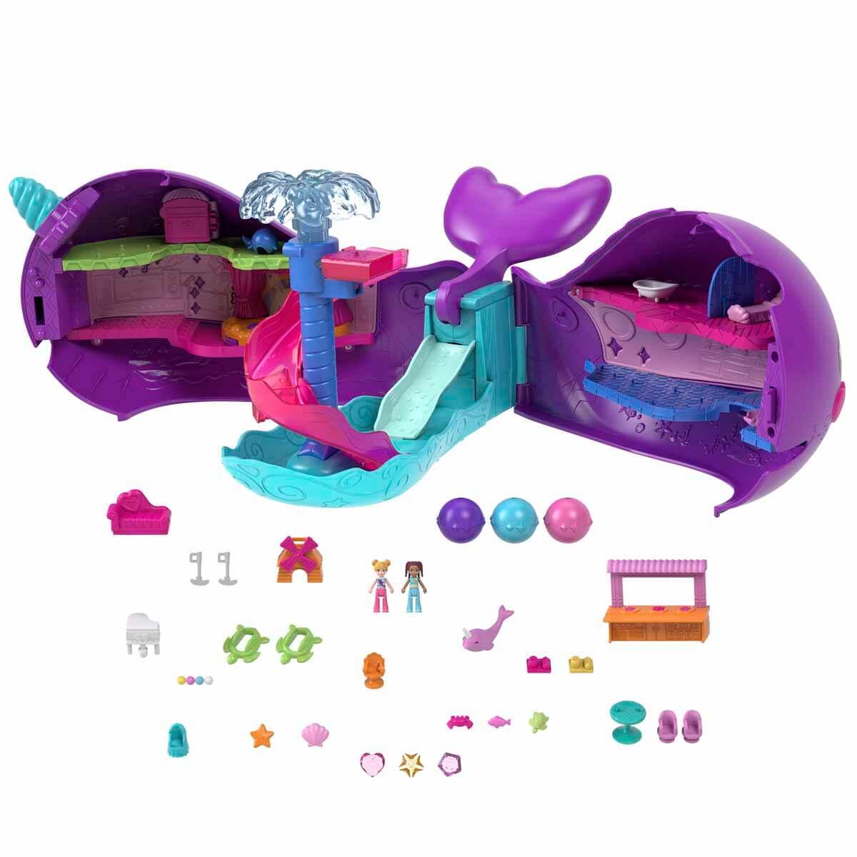 Polly Pocket Sparkle Cove Macera Narwhal Maceracı Teknesi HKV71