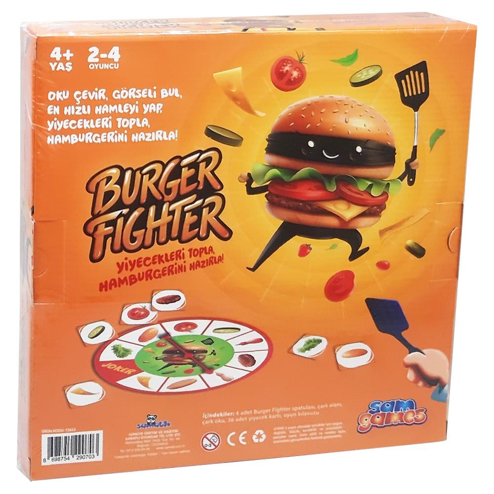 Samatlı Oyuncak Burger Fighter Kutu Oyunu 72622