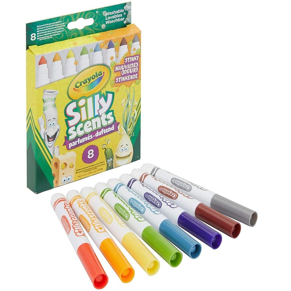 Samatlı Oyuncak Crayola Silly Scents Kalin Keçeli Boya Kalemi 8 Li 58-8267