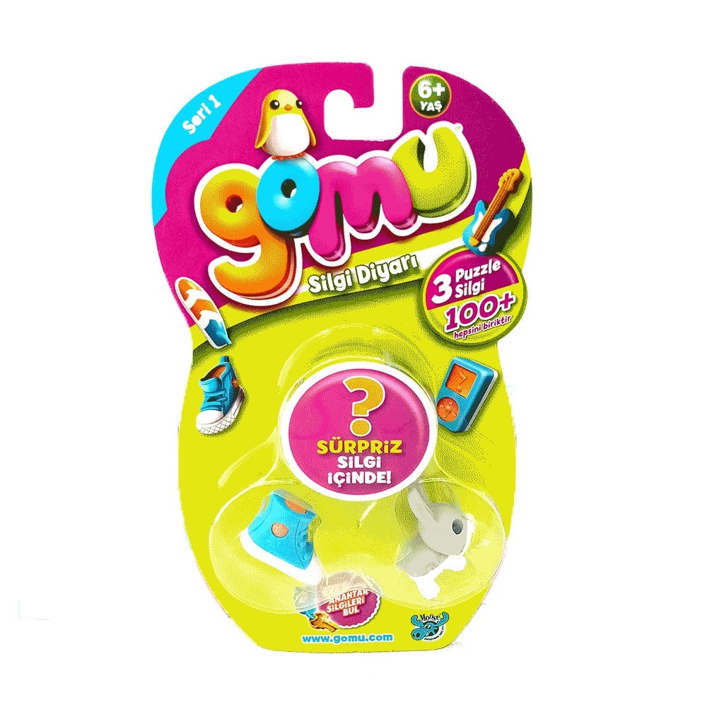 Samatlı Oyuncak  Gomu Üçlü Paket