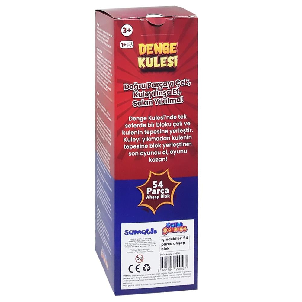 Samatlı Oyuncak Jenga Denge Oyuncak