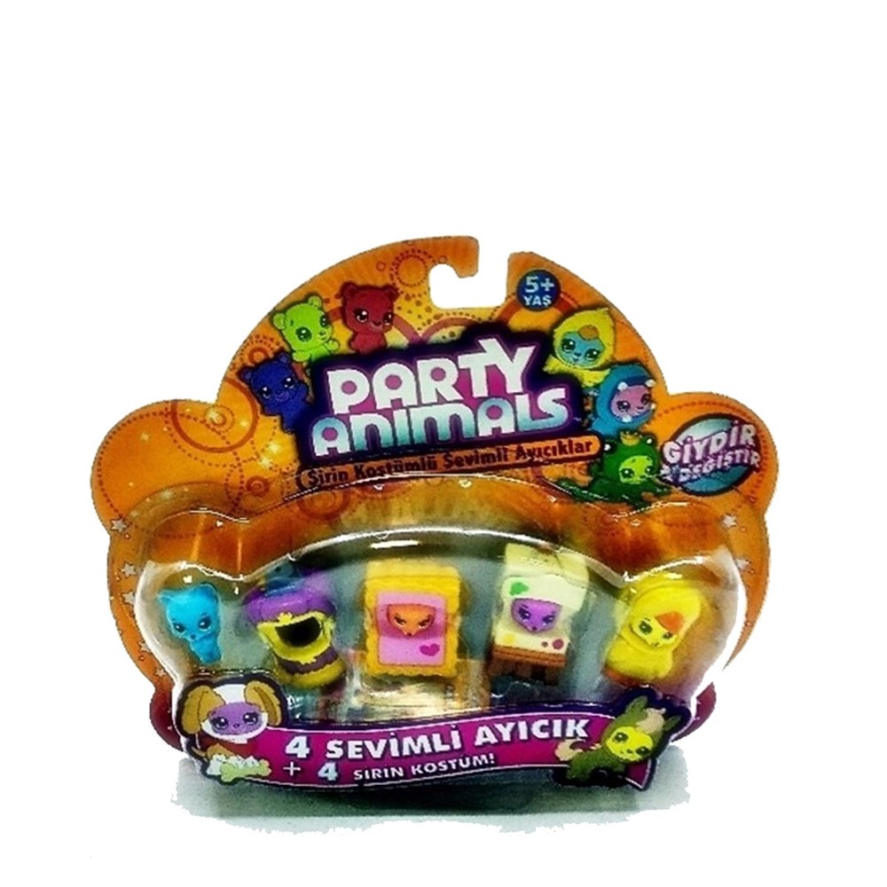 Samatlı Oyuncak Party Animals 4lü PaketSamatlı Oyuncak Party Animals 4lü Paket | Toptan Oyuncak Fiyatı