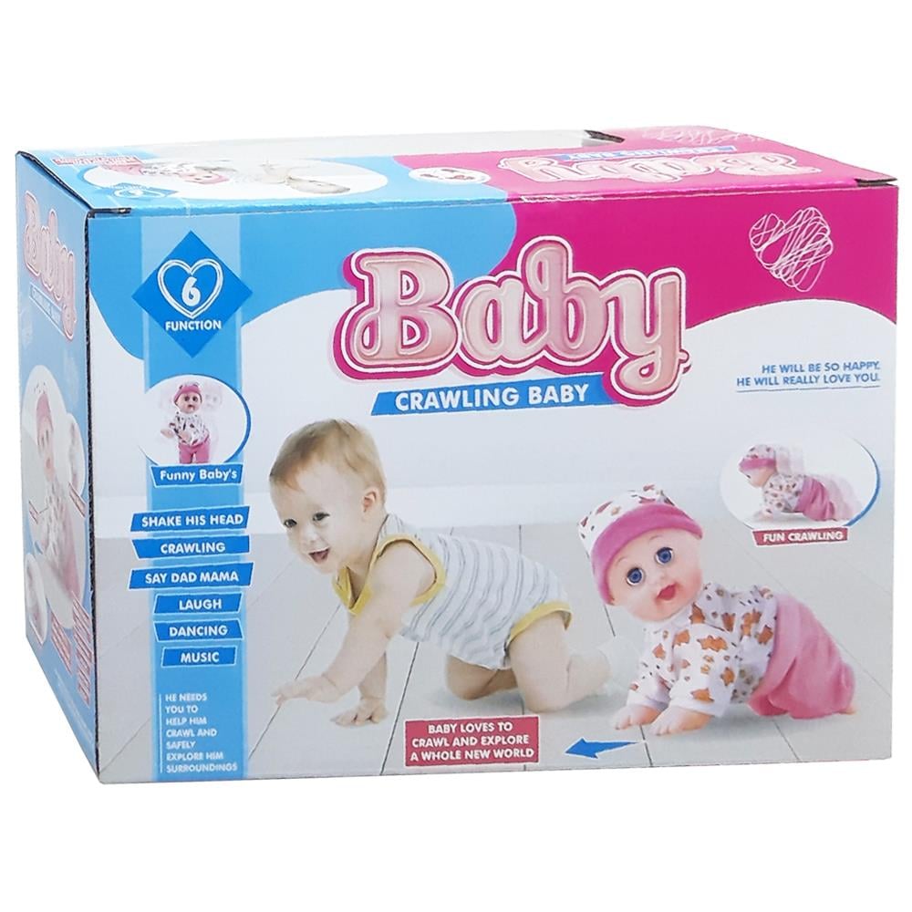 Samatlı Oyuncak Pilli Emekleyen Bebek 3308
