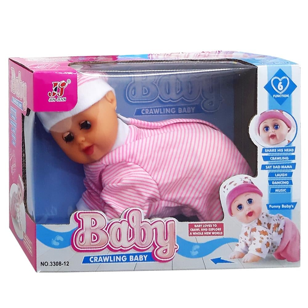 Samatlı Oyuncak Pilli Emekleyen Bebek 3308