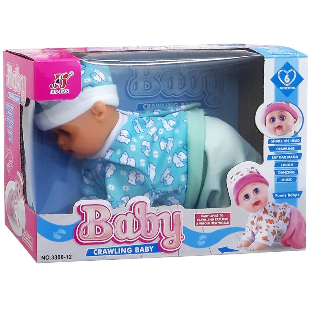 Samatlı Oyuncak Pilli Emekleyen Bebek 3308