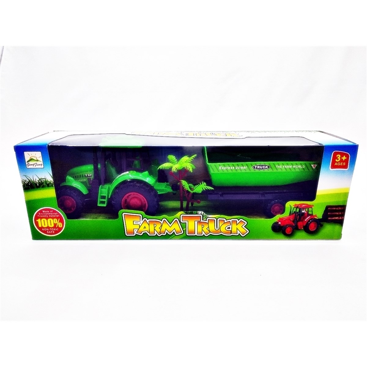 Samatlı Oyuncak Römorklu Traktör 4