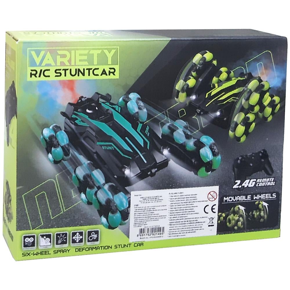Samatlı Oyuncak Uzaktan Kumandalı Işıklı Stuntcar Araba KT905A