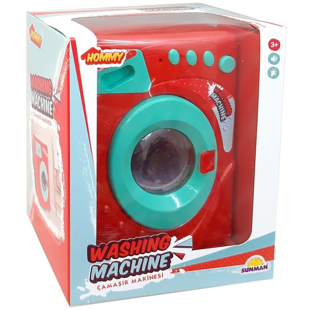 Sesli Işıklı Ev Aleti Çamaşır Makinesi 03465