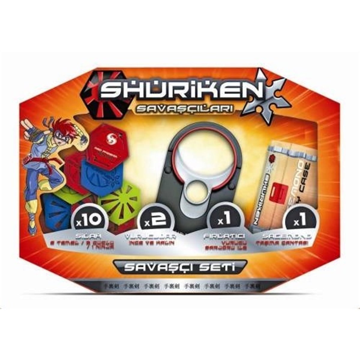 Shuriken Savaşçı Seti